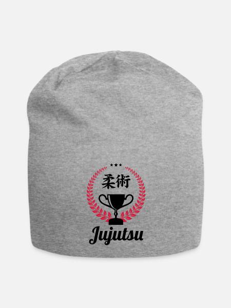 Jujutsu Jiu Jitsu Jiujitsu Ju-jitsu Jiu-jitsu - Jersey Beanie - heather grey