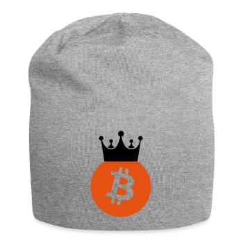 bitcoin - Jersey Beanie - heather grey - Front
