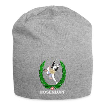 Hosenlupf Schwinger Schwingen - Jersey-Beanie - Grau meliert - Vorne