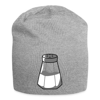 Salz Spender Design - Jersey-Beanie - Grau meliert - Vorne
