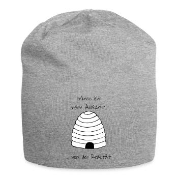 Imkern ist meine Auszeit... - Jersey-Beanie - Grau meliert - Vorne