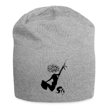 Fly kitesurfing - Jersey Beanie - heather grey - Front