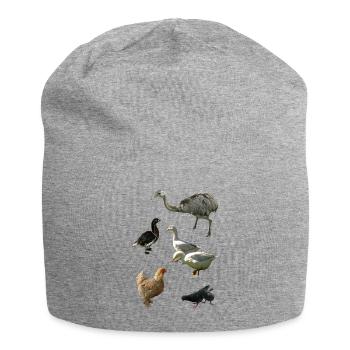 Volaille - Bonnet en jersey - gris chiné - Devant