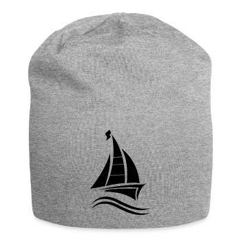 Voilier Voilier Voilier - Bonnet en jersey - gris chiné - Devant