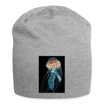 Méduse mystérieuse - Bonnet en jersey - gris chiné - Devant