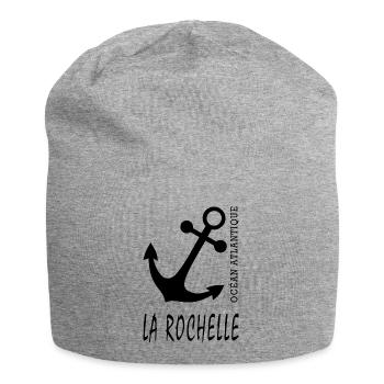 Ancre La Rochelle - Bonnet en jersey - gris chiné - Devant
