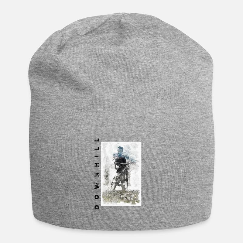 DESCENTE - Bonnet en jersey - gris chiné