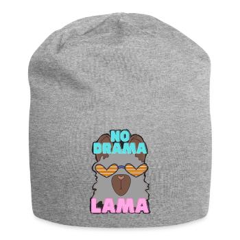 NO DRAMA LAMA - Jersey Beanie - heather grey - Front