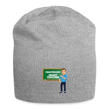 Smart Teacher - Jersey Beanie - heather grey - Front
