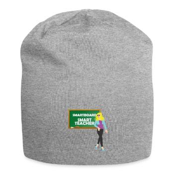 Smart Teacher - Jersey Beanie - heather grey - Front