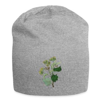 Large leaved lime - Jersey Beanie - heather grey - Front