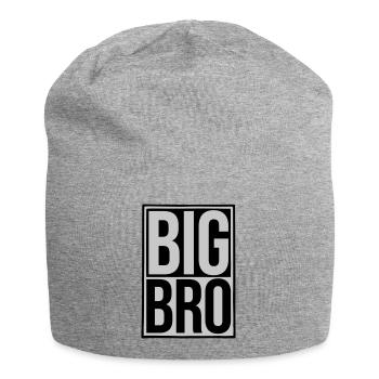 Schild Big Bro Logo - Jersey-Beanie - Grau meliert - Vorne