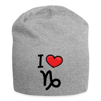 Superstition Horoscope Déclaration Capricorne Zodiaque - Bonnet en jersey - gris chiné - Devant