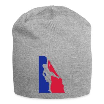 Sport Hobby Rock Climbing - Jersey Beanie - heather grey - Front