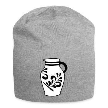 Bembel Design 100 % Hessen ! #typischHessisch #FFM - Bonnet en jersey - gris chiné - Devant