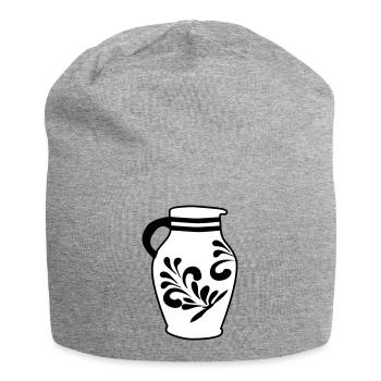 Bembel Design - Jersey-Beanie - Grau meliert - Vorne