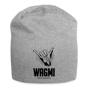 THE WAGMI v1 - We Are All Gonna make It – black - Jersey-Beanie - Grau meliert - Vorne
