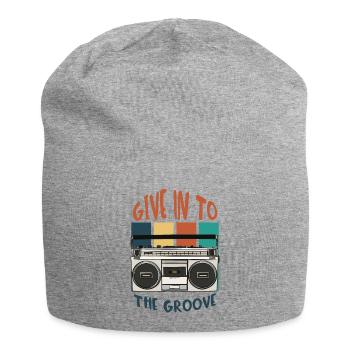 Give In To the Groove - Jersey Beanie - heather grey - Front