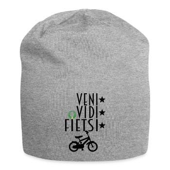 VENI VIDI ( FIETSI ) VICI - Bonnet en jersey - gris chiné - Devant