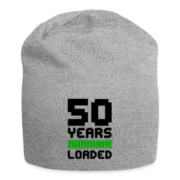 50 Years Loaded 50. Geburtstag - Jersey-Beanie - Grau meliert - Vorne