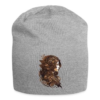Le steampunk comme passe-temps pour les fans de cosplay et de technologie - Bonnet en jersey - gris chiné - Devant