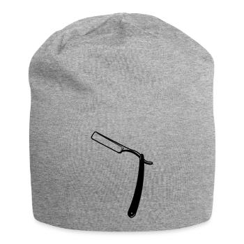 Image d’ombre transparente ouverte comme un rasoir - Bonnet en jersey - gris chiné - Devant