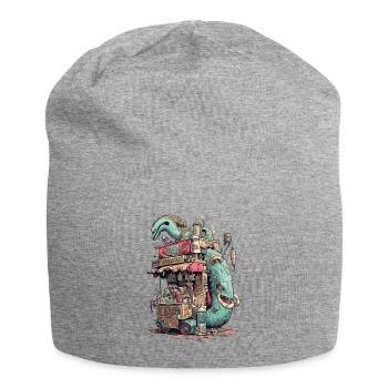 Fast food stand of the monster twins - Jersey Beanie - heather grey - Front