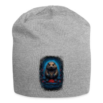funny sayings badgers beaver dam beaver tee shirt - Jersey-Beanie - Grau meliert - Vorne