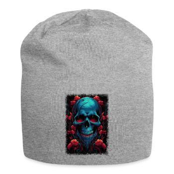 Bday Fuck Off Skeleton Hand Tshirts Funny - Jersey Beanie - heather grey - Front