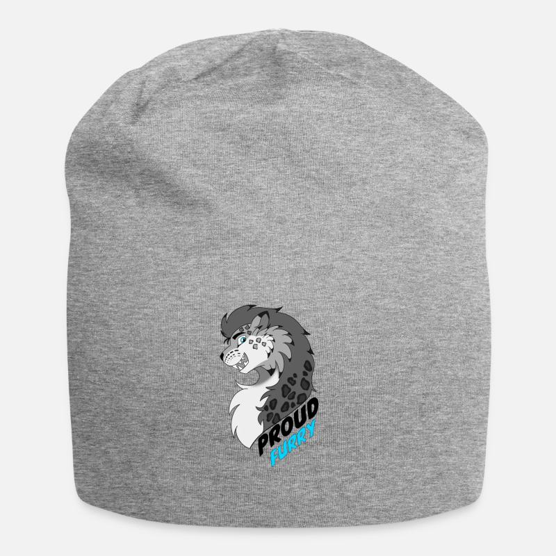 Fier à fourrure - Bonnet en jersey - gris chiné