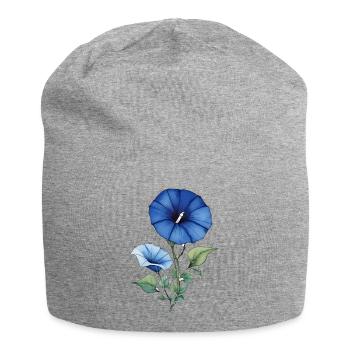 Morning Glory - Jersey Beanie - heather grey - Front