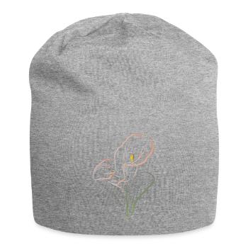 CALLA mix AutmnOrange2 - Bonnet en jersey - gris chiné - Devant