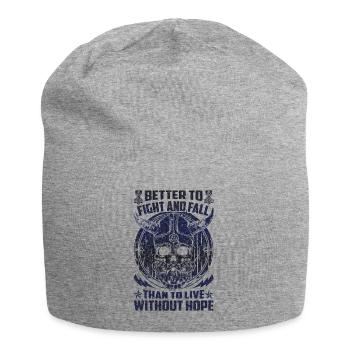 Nordic scandinavia retro viking mystical mythology - Jersey Beanie - heather grey - Front