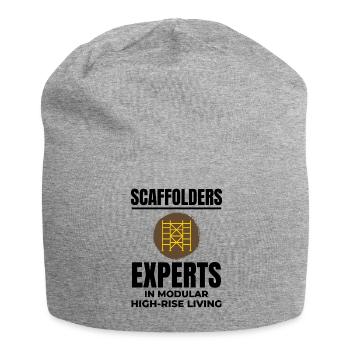 Scaffolder Scaffold Builder Scaffolding Platform - Jersey Beanie - heather grey - Front