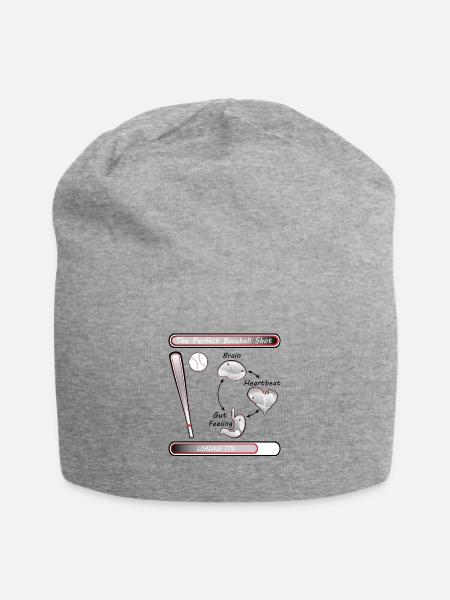 The Perfect Baseball Shot - Jersey-Beanie - Grau meliert