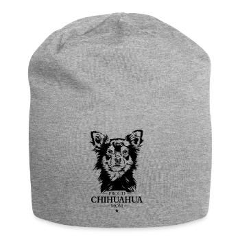 Chihuahua Mom Hunde Hund Wilsigns - Jersey-Beanie - Grau meliert - Vorne