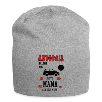 Autoball Spielerin Mama Autoballerin Mutter Frau - Jersey-Beanie - Grau meliert - Vorne