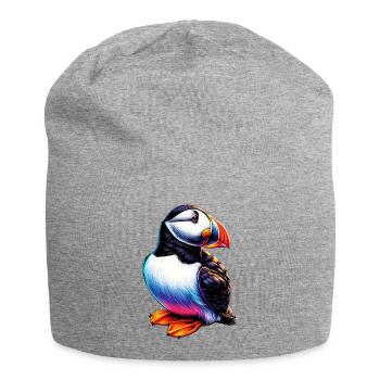 Macareux - Bonnet en jersey - gris chiné - Devant