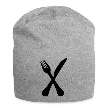 Couverts - Bonnet en jersey - gris chiné - Devant