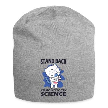 Résignation - J’essaie la science - Bonnet en jersey - gris chiné - Devant