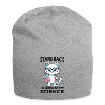 Résignation - J’essaie la science - Bonnet en jersey - gris chiné - Devant
