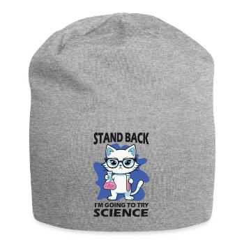 Résignation - J’essaie la science - Bonnet en jersey - gris chiné - Devant