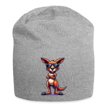 Kangaroo Comic - Jersey-Beanie - Grau meliert - Vorne
