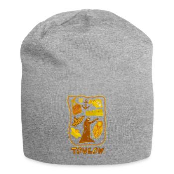 Toulon et ses symboles - Bonnet en jersey - gris chiné - Devant