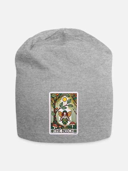 Die Buche - Jersey-Beanie - Grau meliert