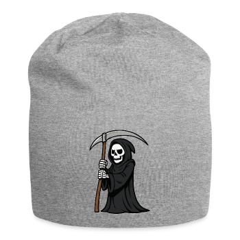 sensenmann comic - Jersey-Beanie - Grau meliert - Vorne