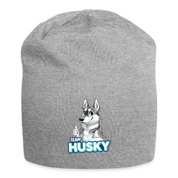 TEAM Husky - Grey - Jersey Beanie - heather grey - Front