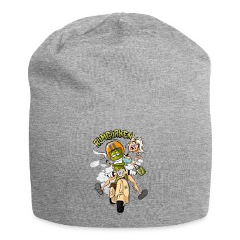 Rumgurken - Jersey-Beanie - Grau meliert - Vorne