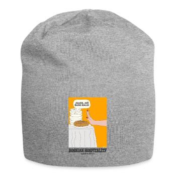Bosnian hospitality - Jersey Beanie - heather grey - Front