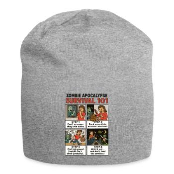 Guide de survie des zombies - Bonnet en jersey - gris chiné - Devant